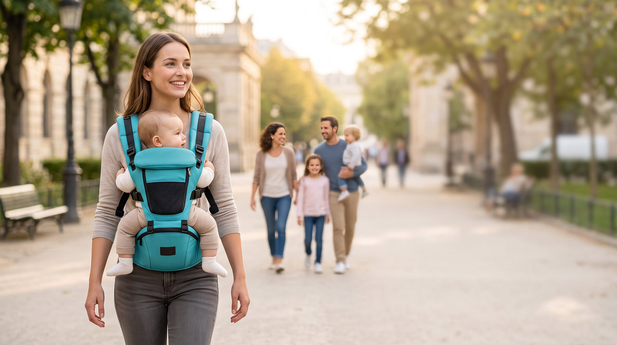 👶 CANGURO PORTABEBÉS ERGONÓMICO