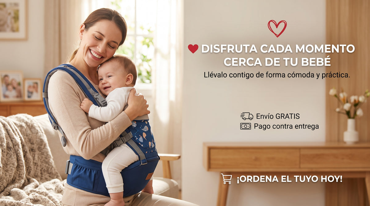 👶 CANGURO PORTABEBÉS ERGONÓMICO