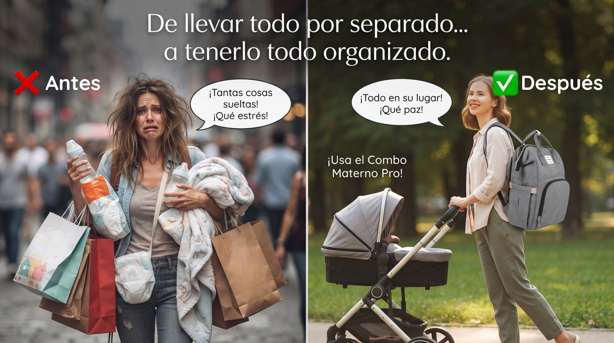 🎒🍼 Combo Materno Pro 3 en 1