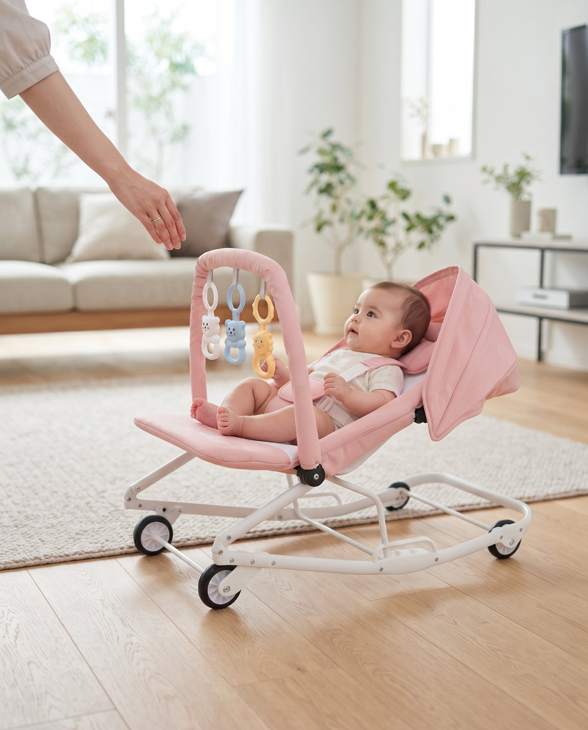 🔥 Silla Mecedora 3 en 1 para Bebé