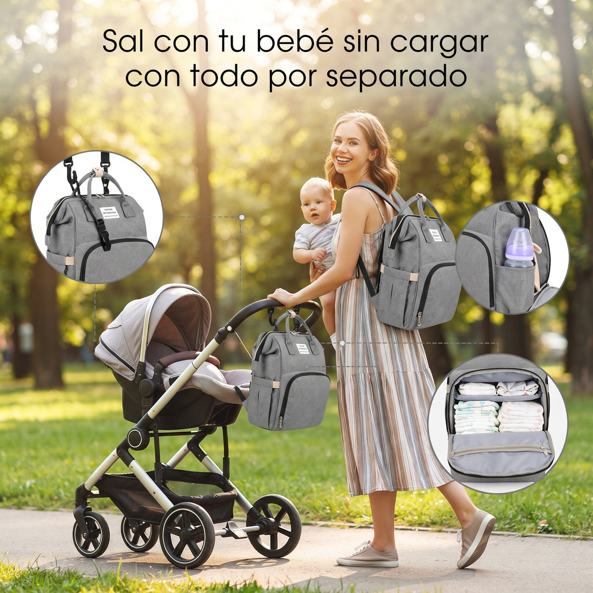 🎒🍼 Combo Materno Pro 3 en 1
