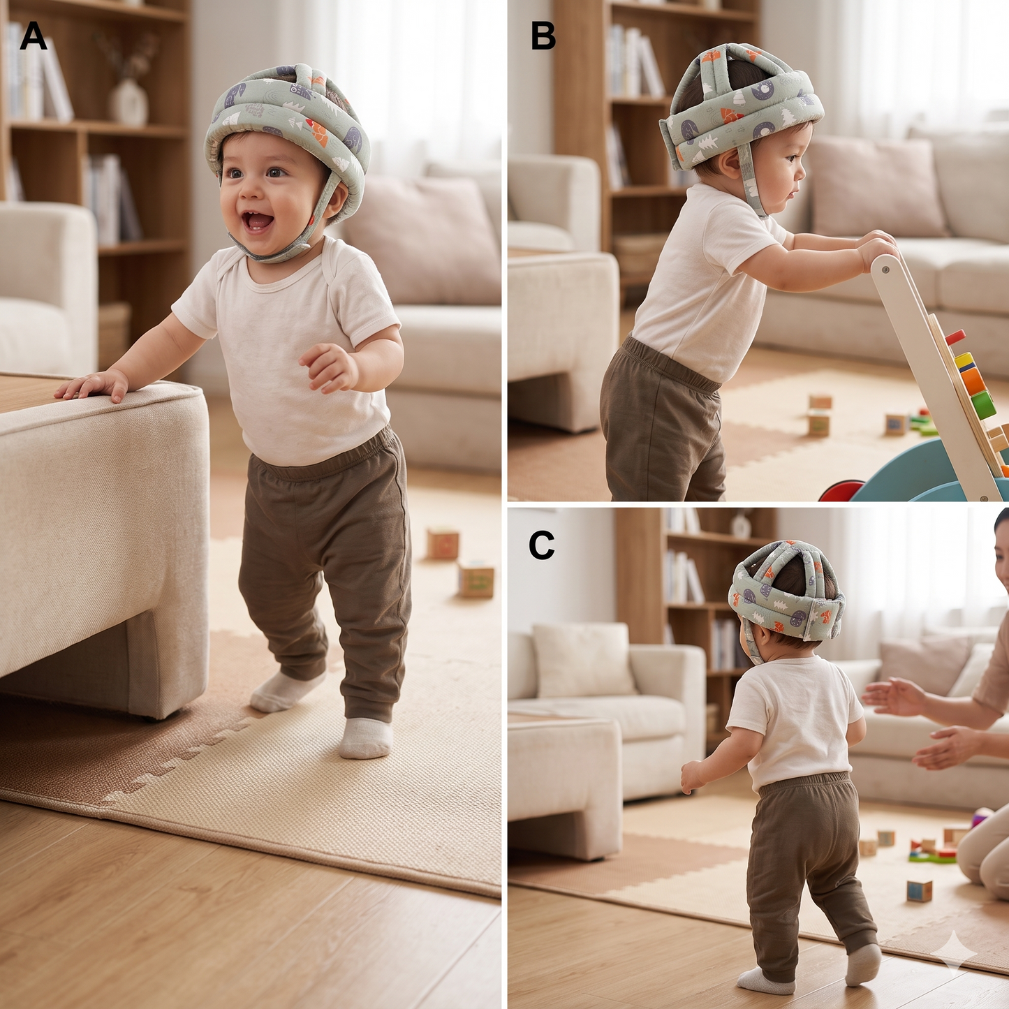 👶 Casco Protector Antigolpes para Bebé