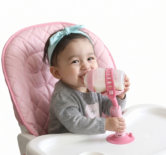 🍼 Soporte Ajustable para Biberón de Bebé Manos Libres