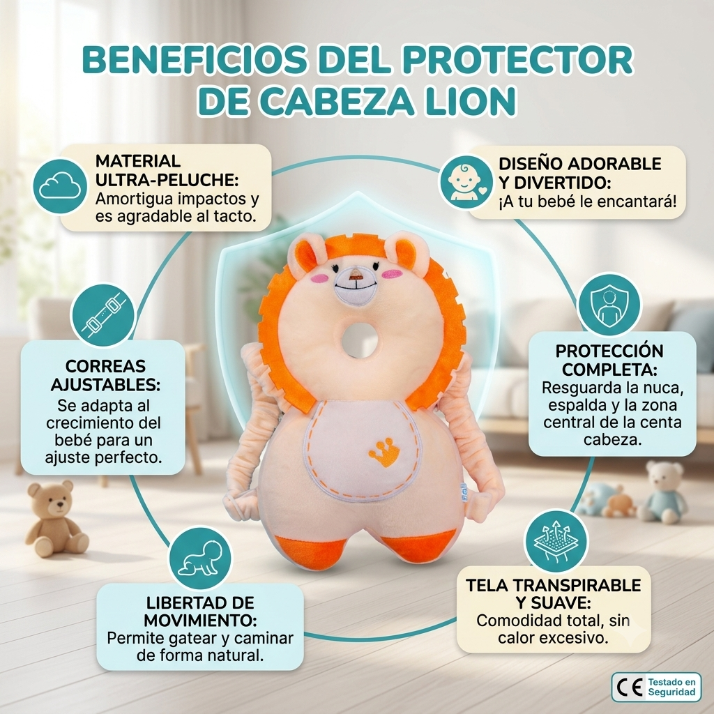 🛡️ Mochila Antigolpes para Bebés
