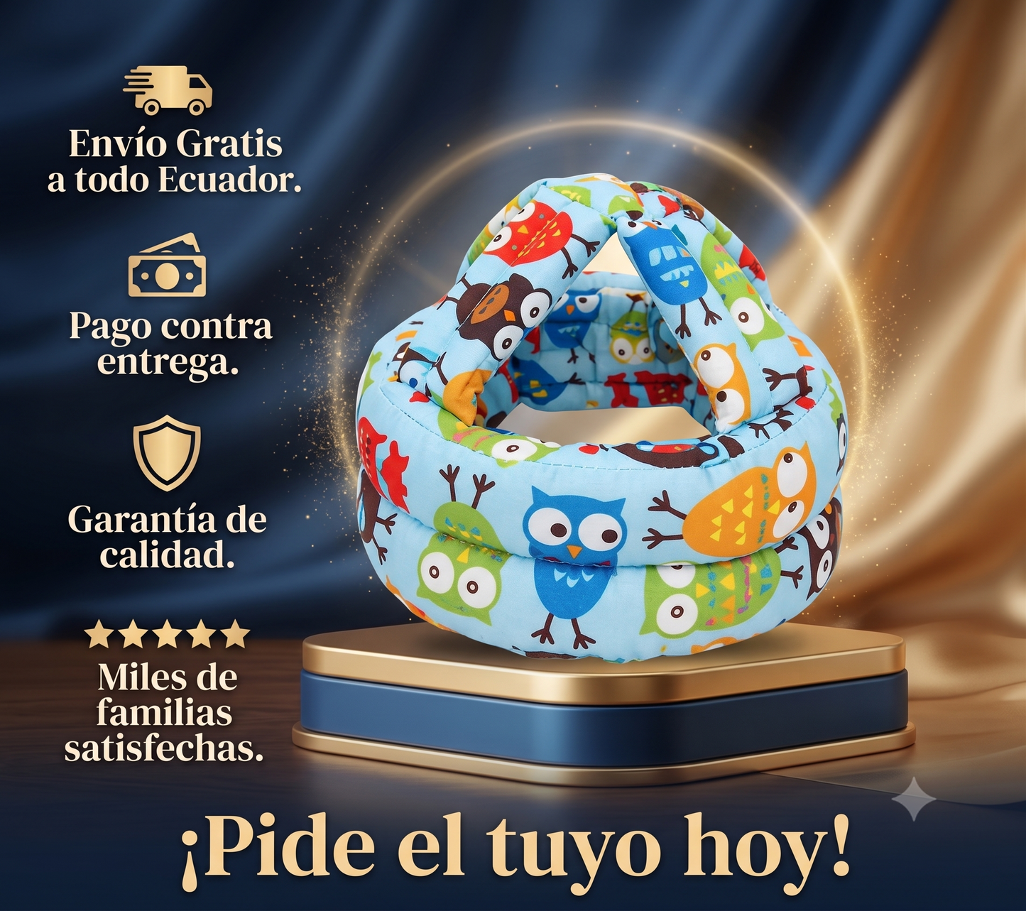 🛡️ Casco Protector Antigolpes para Bebés