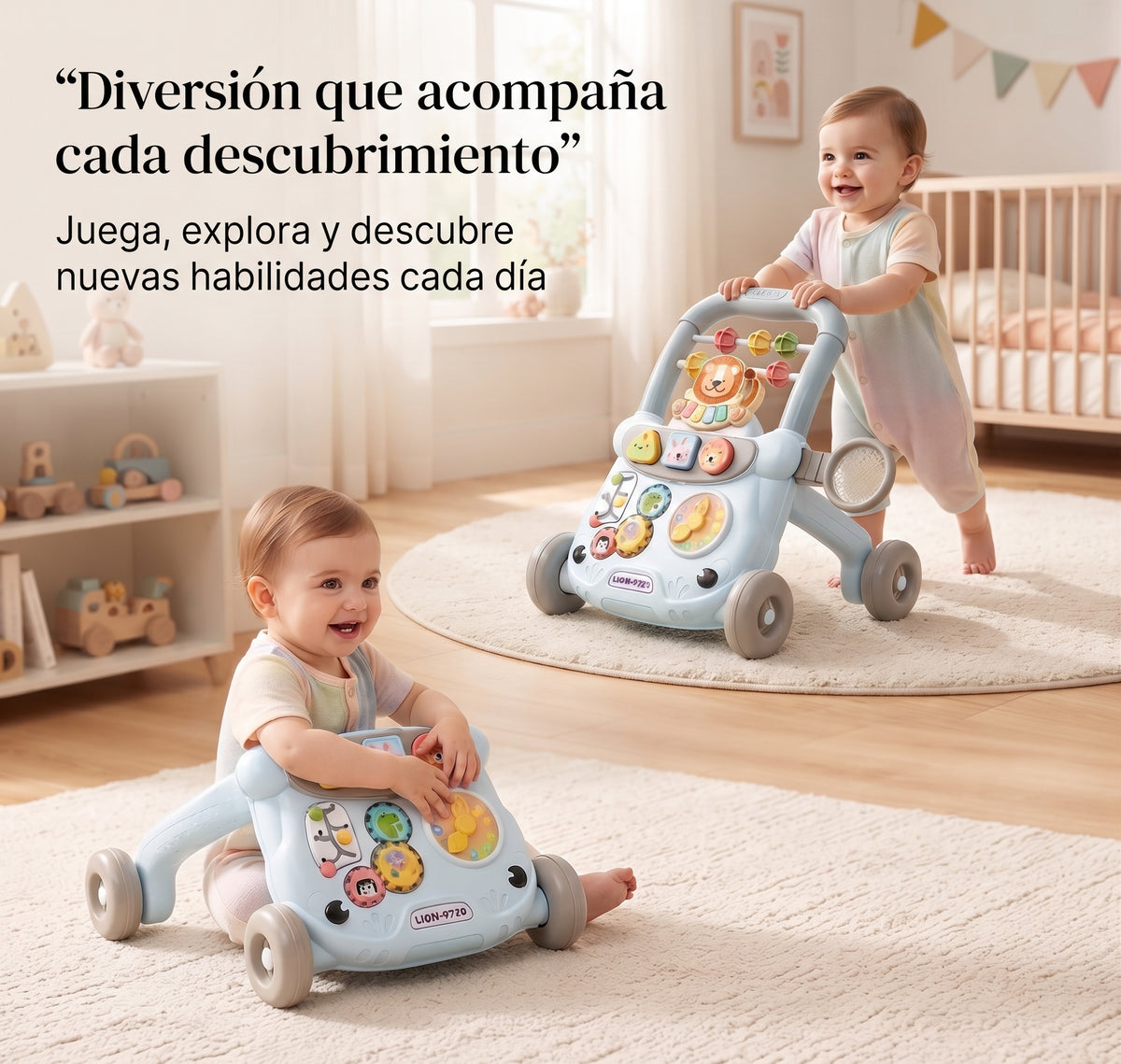 🚶 Andador Multifuncional para Bebé con Actividades