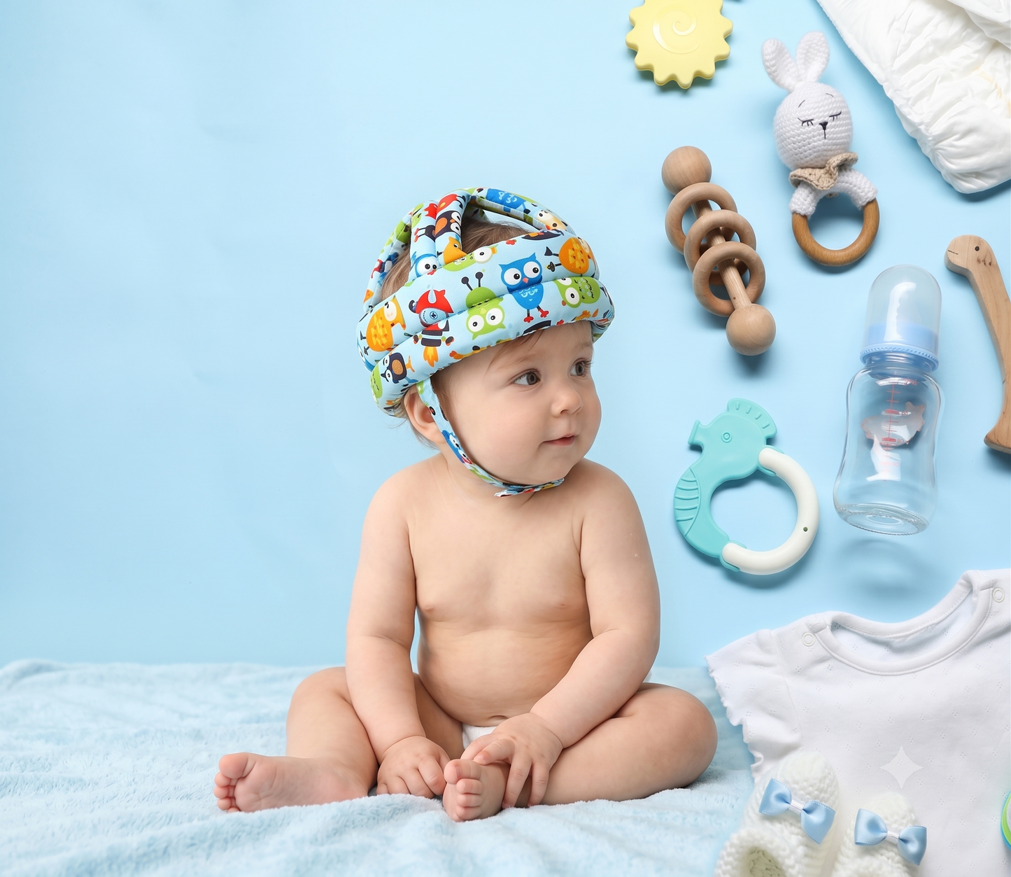 🛡️ Casco Protector Antigolpes para Bebés
