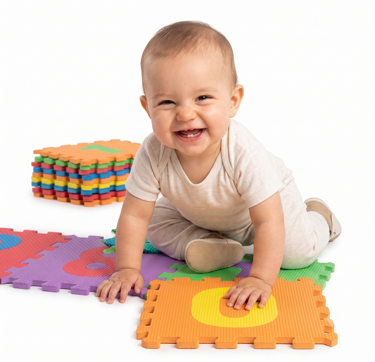 🧩 Alfombra de Foami para Bebé 10 Piezas Antideslizante