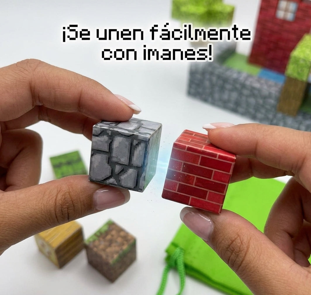 🧲 Juego Bloques Magnéticos