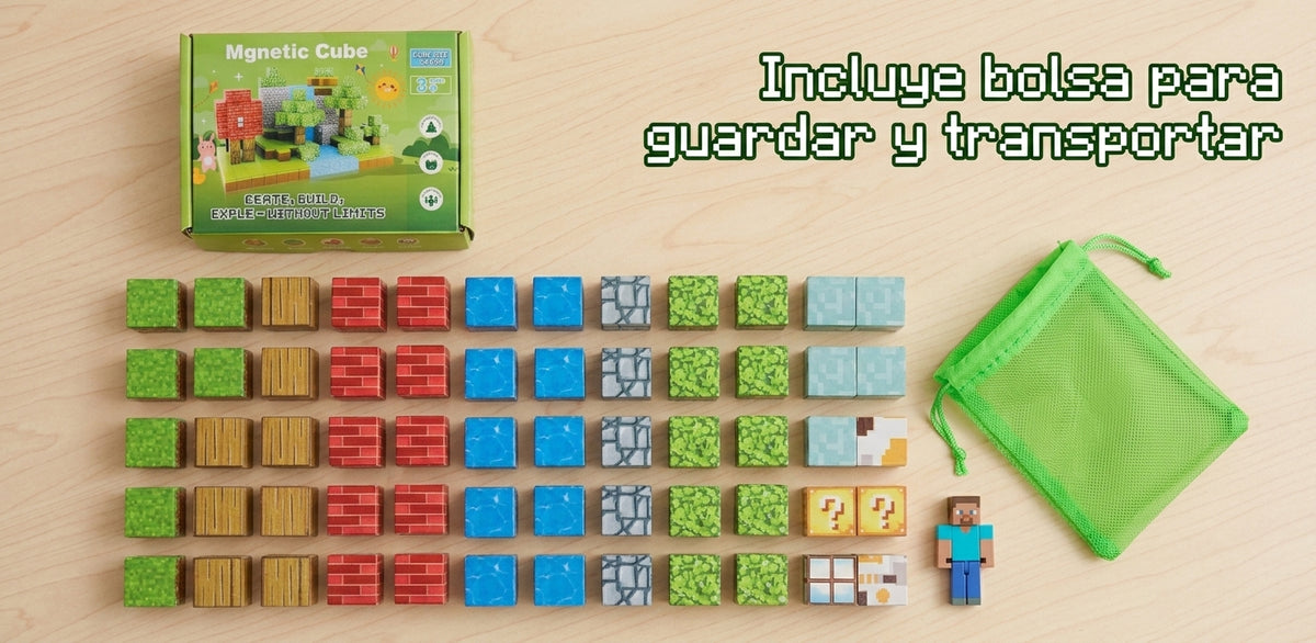 🧲 Juego Bloques Magnéticos