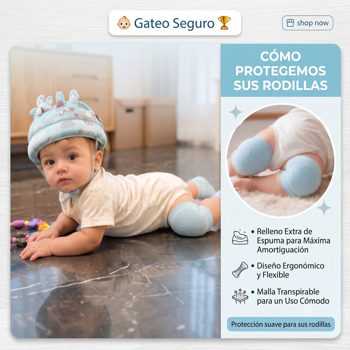 🛡️ Protege a tu Bebé en sus Primeros Pasos